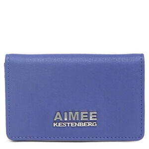Aimee Kestenberg Sammy Bifold Card Wallet, BLUE IRIS, One Size, NWT